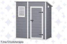 Transforma tu jardín con la caseta Keter Manor Pent 4X6 a un precio loco: resistente, hermosa y perfecta para tus herramientas ¡Aprovecha esta oferta limitada ahora!