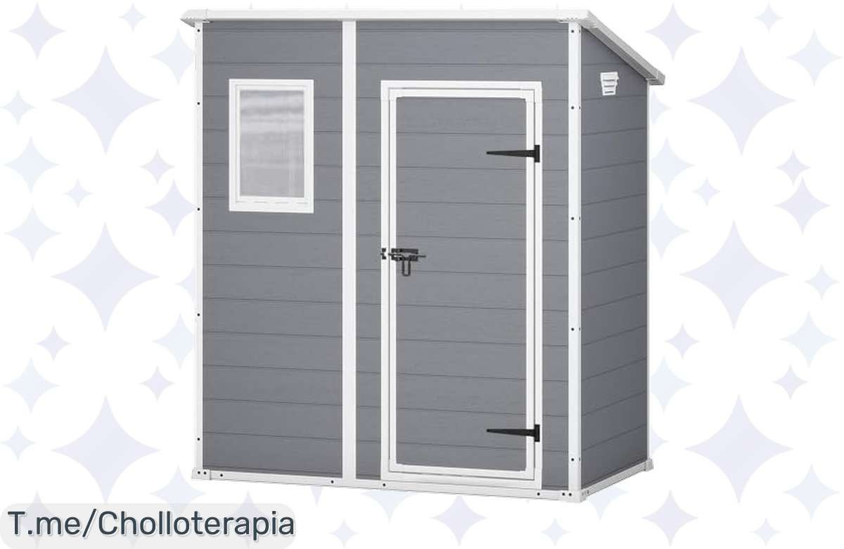 Transforma tu jardín con la caseta Keter Manor Pent 4X6 a un precio loco: resistente, hermosa y perfecta para tus herramientas. ¡Aprovecha esta oferta limitada ahora!