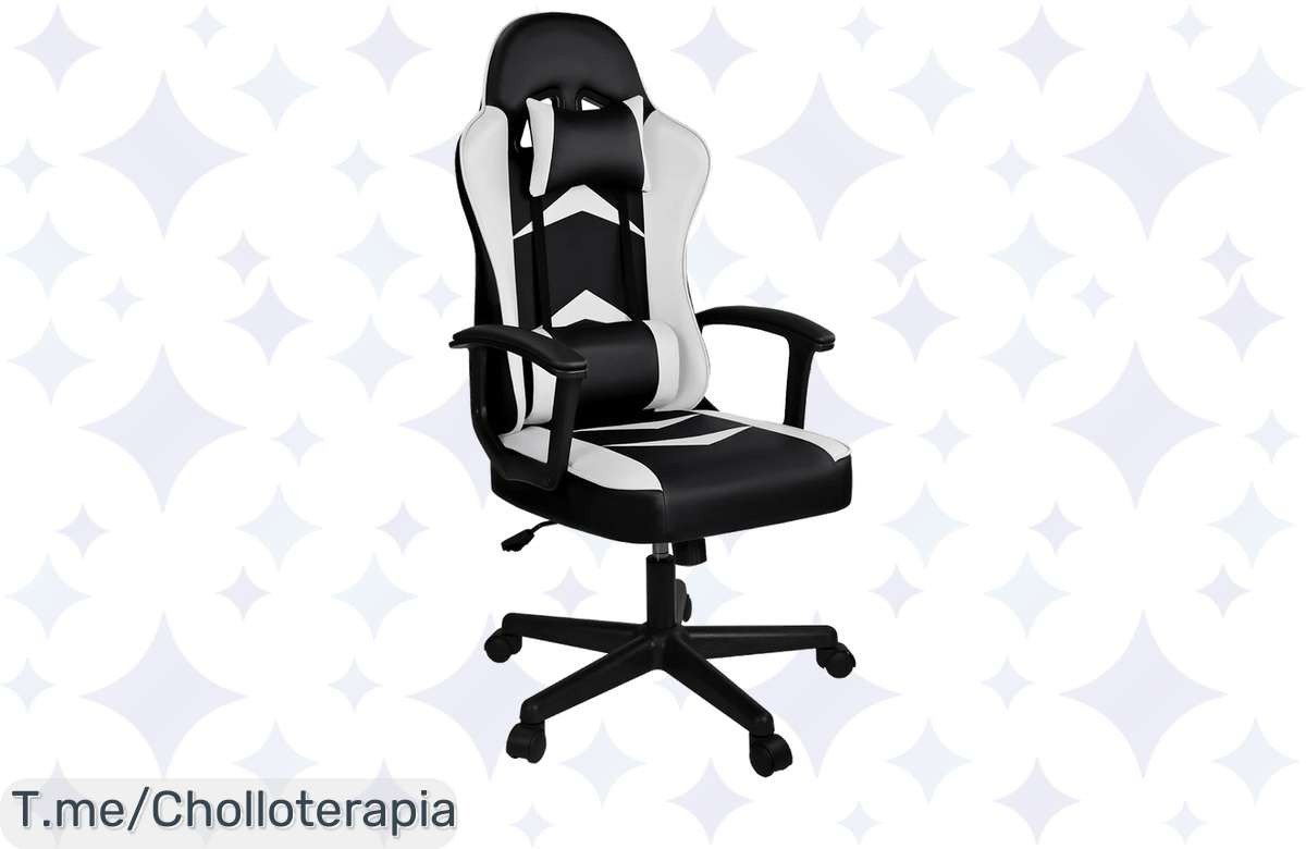 Transforma tu juego y trabajo con la silla gaming TLoVendo, súper cómoda y ergonómica. ¡Aprovecha el descuentazo antes de que se agoten!