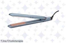 Transforma tu look con la Plancha BaByliss Denim Luxe: calentamiento inmediato y apagado automático por seguridad Aprovecha este super chollo antes de que se agote