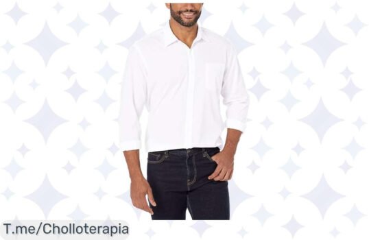 Transforma tu look con la camisa más cómoda y estilizada en talla XL, ¡ofertón exclusivo que no puedes dejar pasar! Compra ahora antes de que se agote