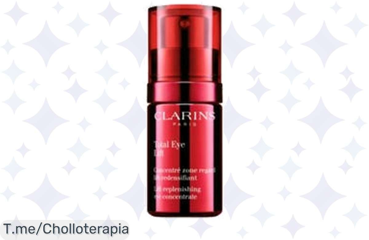 Transforma tu mirada con Total Eye Lift de CLARINS, el contorno que desafía la gravedad a un precio loco. Oferta limitada: ¡no te quedes sin tu efecto tensor!