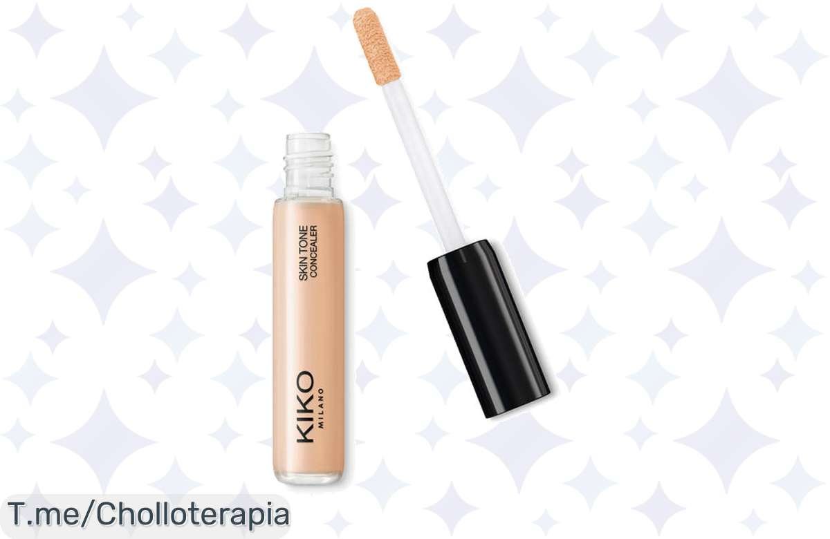 Transforma tu mirada con el KIKO Milano Skin Tone Concealer, un corrector que alisa y deja un acabado natural ¡Aprovecha este chollo único antes de que se agote!