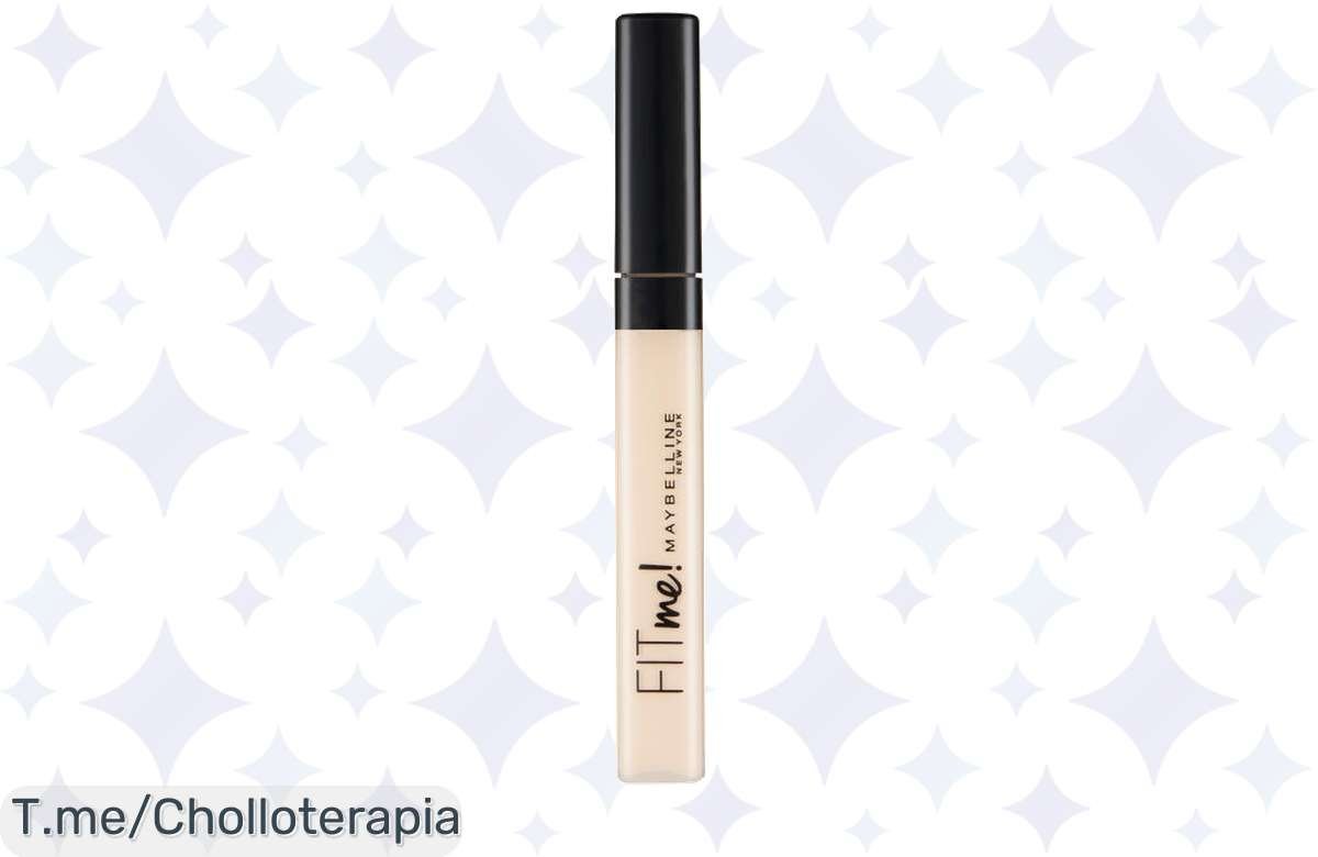 Transforma tu mirada con el corrector Fit Me de Maybelline, un super chollo para ocultar ojeras y lucir radiante. ¡No te lo pierdas, compra ya antes que se acabe!
