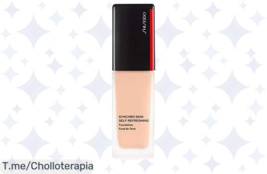 Transforma tu piel con Shiseido Synchro Skin, el fondo de maquillaje que se adapta a ti Aprovecha este ofertón y deslumbra con un acabado perfecto, pero apúrate, ¡es por tiempo limitado!