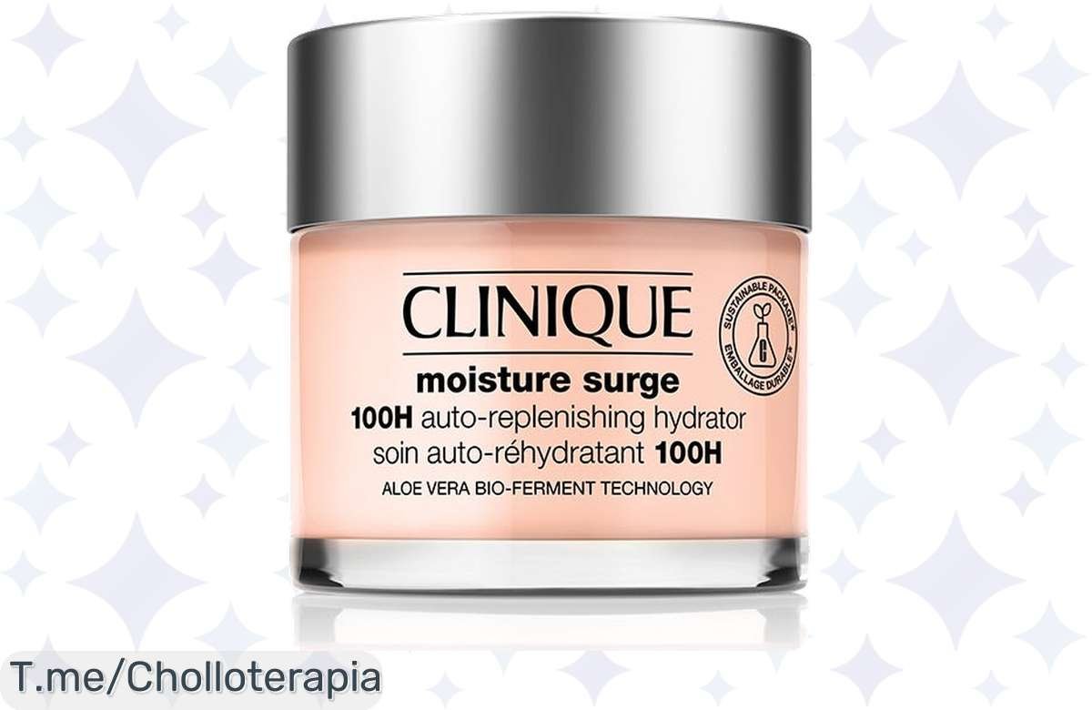 Transforma tu piel con el GelCrema Clinique Moisture Surge 100H: ¡hidrata y renueva como nunca! No dejes escapar este ofertón único, actúa ya antes que se agote.