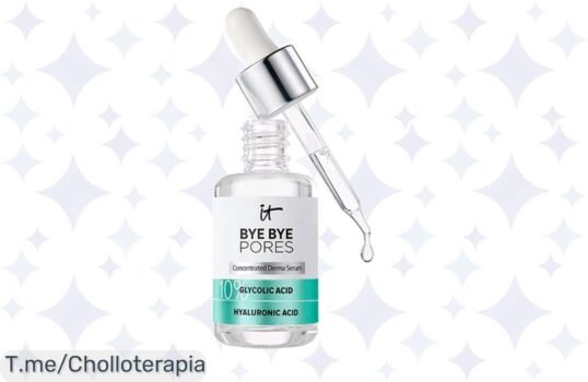 Transforma tu piel con el sérum Bye Bye Pores de It Cosmetics, minimiza tus poros y obtén un cutis de ensueño ¡Super chollo por tiempo limitado, actúa ya!