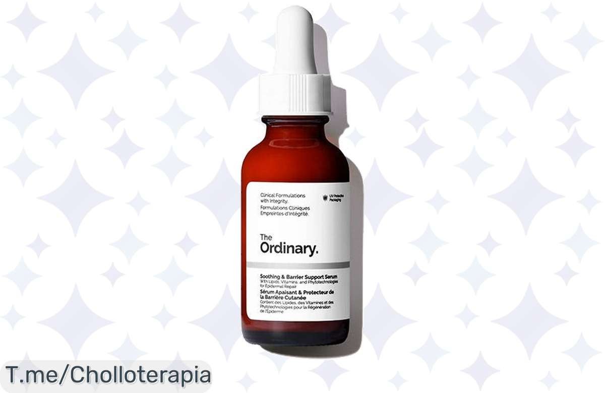 Transforma tu piel con el super chollo: Serum Soothing & Barrier Support de The Ordinary, ¡descuento brutal para adiós rojeces! Aprovecha esta oferta única y compra ya.
