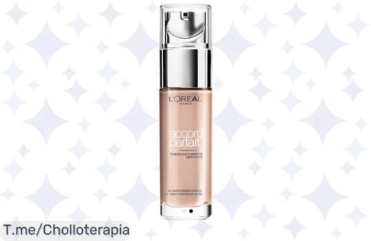 Transforma tu piel con el super chollo de L'Oréal Paris Accord Parfait: cobertura ligera que se adapta a ti ¡No dejes pasar esta oferta única, actúa ya y deslumbra!