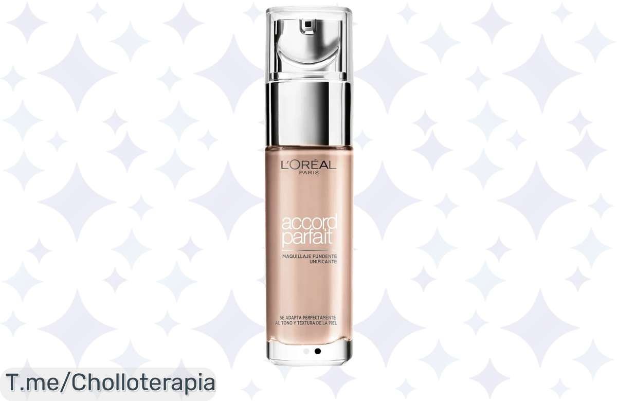 Transforma tu piel con el super chollo de L’Oréal Paris Accord Parfait: cobertura ligera que se adapta a ti. ¡No dejes pasar esta oferta única, actúa ya y deslumbra!