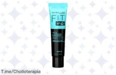 Transforma tu rostro con el super chollo Fit Me Matte Poreless de Maybelline, la base que controla brillos y minimiza poros ¡No te pierdas esta oferta limitada!