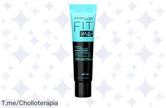 Transforma tu rostro con el super chollo Fit Me Matte Poreless de Maybelline, la base que controla brillos y minimiza poros ¡No te pierdas esta oferta limitada!