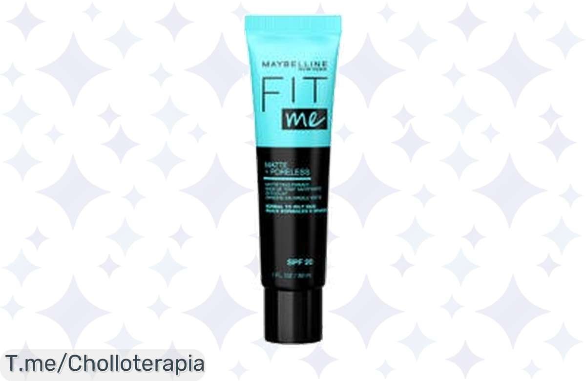 Transforma tu rostro con el super chollo Fit Me Matte Poreless de Maybelline, la base que controla brillos y minimiza poros. ¡No te pierdas esta oferta limitada!
