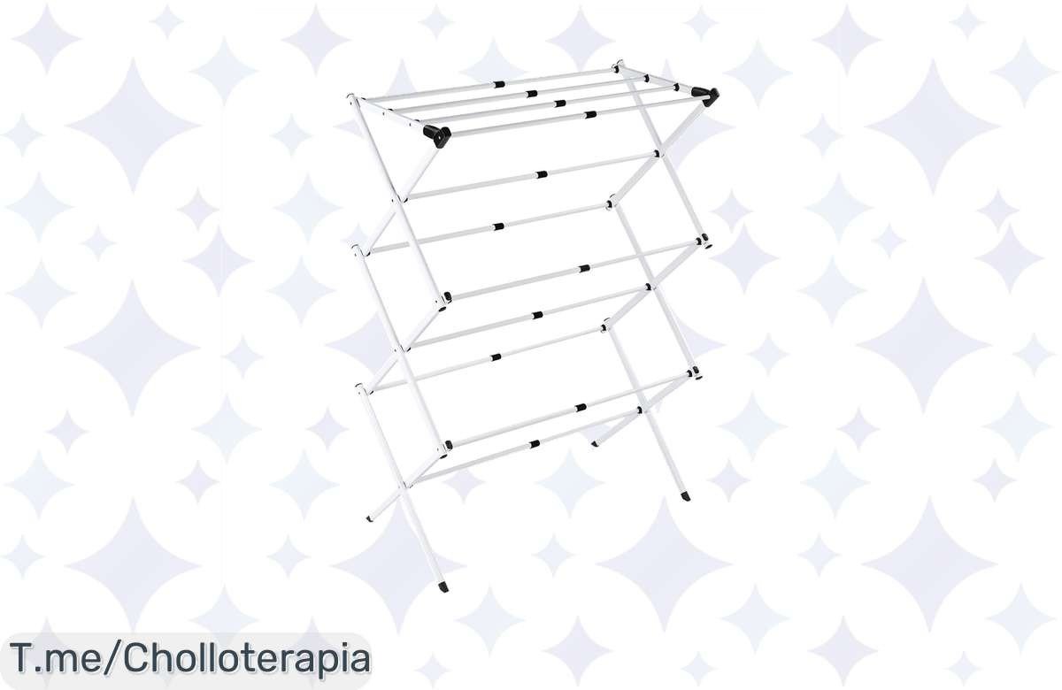 Transforma tu rutina con el TLoVendo: ¡Tendedero plegable y extensible, 3 niveles para secar rápido! Aprovecha este super chollo antes de que se agote. ¡Compra ya!