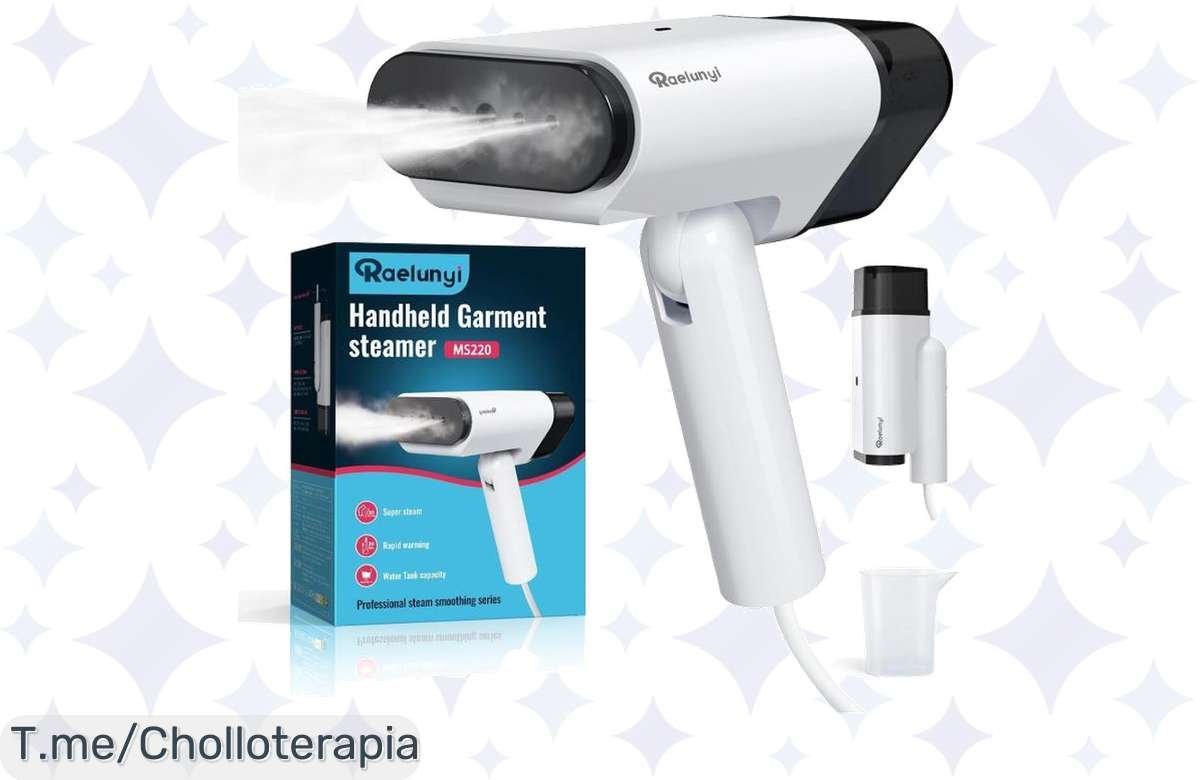 Transforma tu rutina con la plancha vertical vapor más potente y portátil del mercado, ¡preparada al instante para cualquier tejido! Aprovecha este ofertón limitado ahora.