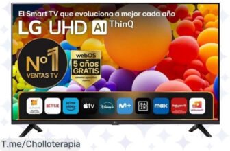 Transforma tu sala con el LG 43UT73006LA, pantalla UltraHD 4K que dejará a todos boquiabiertos No pierdas este ofertón único y hazlo tuyo ya antes de que se agote