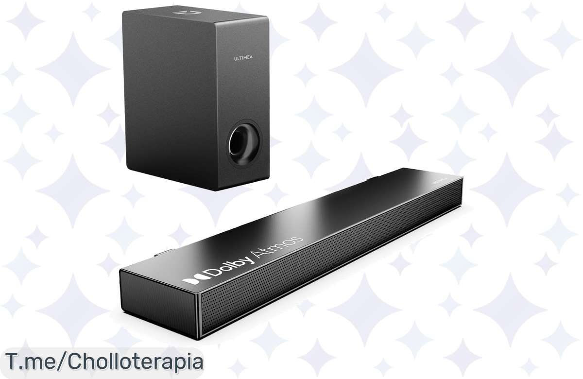 Transforma tu sala en cine con el sonido 3D de la Ultimea Nova S50, vive una experiencia Dolby Atmos única y aprovecha este ofertón a precio loco antes que se acabe.