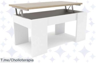 Transforma tu salón con la Mesa de Centro Elevable MC4: elegancia y estabilidad en un super chollo ¡Compra ahora antes que se agote esta oferta única!