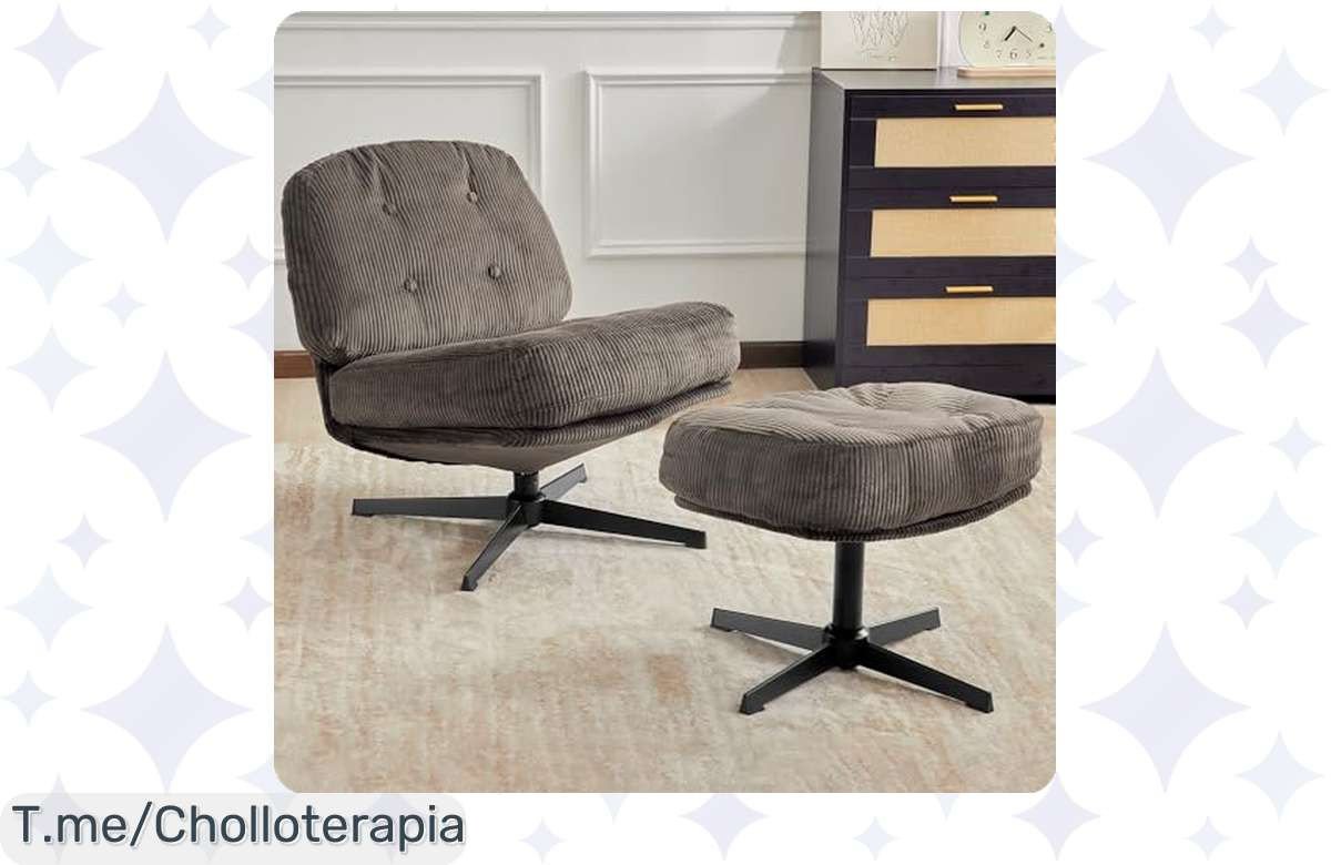 Transforma tu salón con las sillas giratorias Roomark, super cómodas y vibrantes al 360°, ¡aprovecha este ofertón único antes que se acabe!