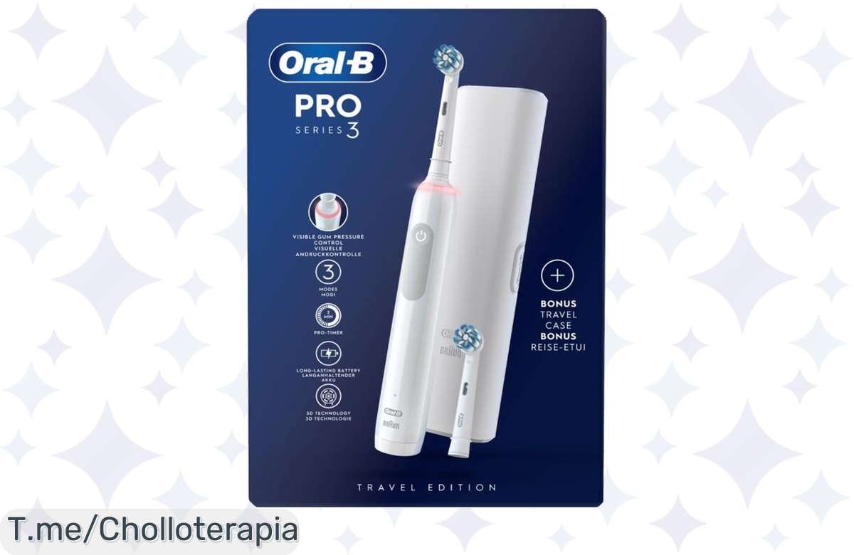 Transforma tu sonrisa con el Oral-B Pro Series 3, un cepillo eléctrico increíble a precio loco. ¡Aprovecha este ofertón y mejora tu salud dental antes de que se acabe!