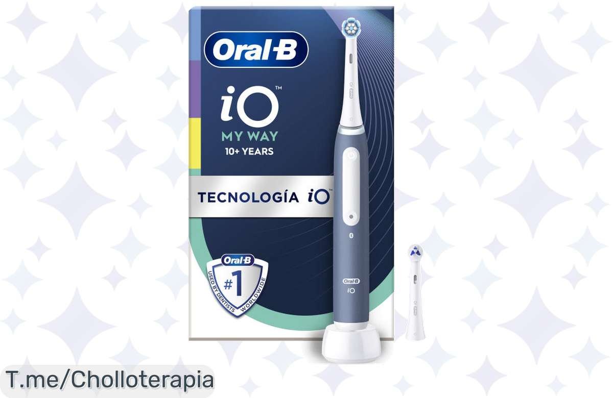 Transforma tu sonrisa con el cepillo Oral-B iO My Way: limpieza impresionante y aliento fresco a un precio loco, ¡aprovecha este ofertón antes de que se acabe!