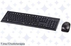 Transforma tu teletrabajo con el super chollo del Teclado y Ratón Inalámbrico Hama: escribe sin ruido, trabaja cómodo y fácil ¡Ofertón limitado que no puedes dejar escapar!