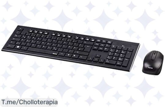 Transforma tu teletrabajo con el super chollo del Teclado y Ratón Inalámbrico Hama: escribe sin ruido, trabaja cómodo y fácil ¡Ofertón limitado que no puedes dejar escapar!