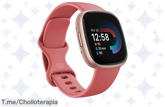 Transforma tu vida con el Fitbit Versa 4 en rosa arena, monitorea tu salud y hazlo al mejor precio loco jamás visto Oferta limitada, ¡actúa ahora antes de que se agote!