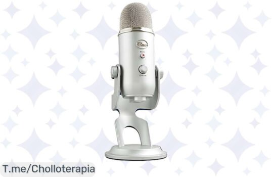 Transforma tu voz en un sonido profesional con el micrófono USB Blue Yeti a precio loco, graba como un pro y no dejes escapar este ofertón limitado ¡Actúa ya!