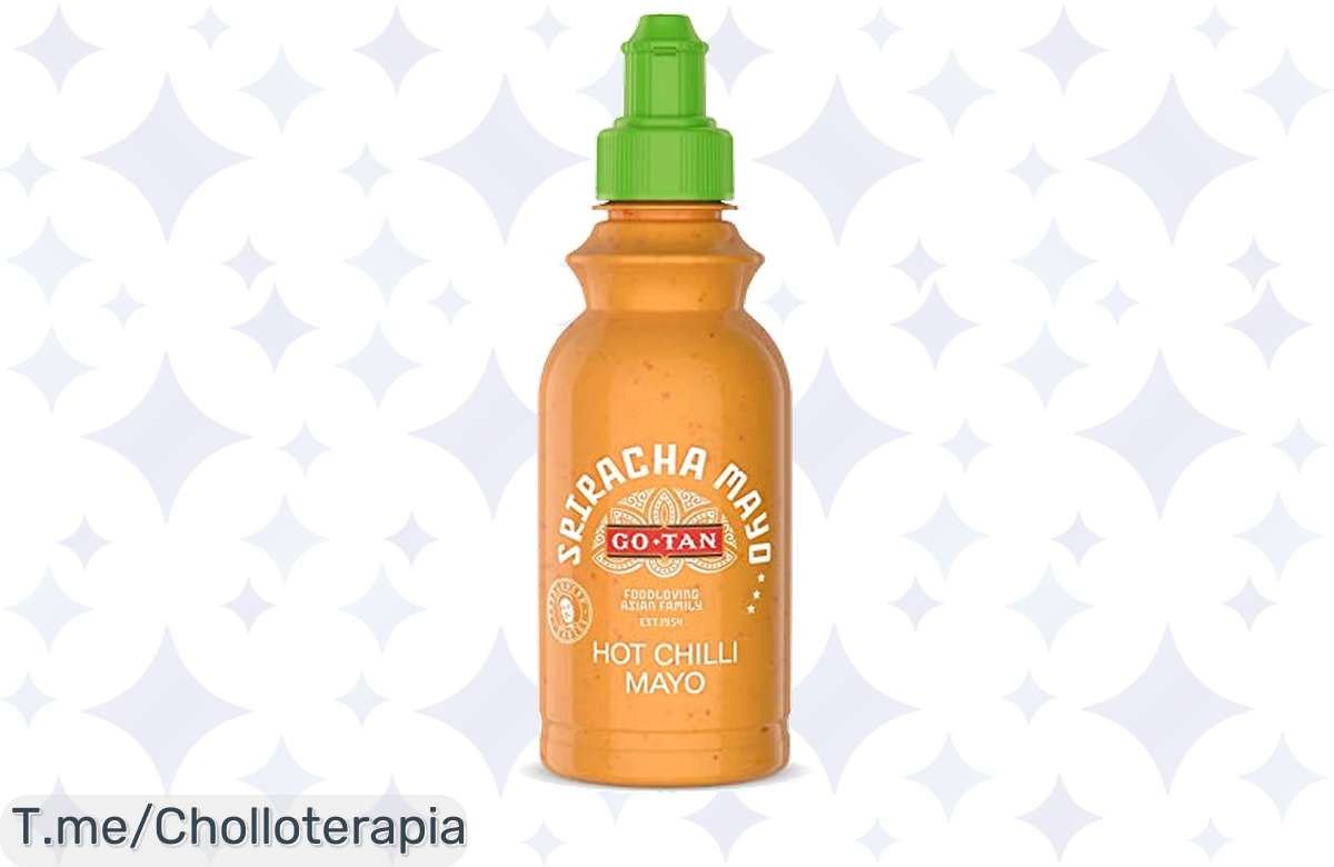 Transforma tus comidas con GoTan Salsa Sriracha Mayo, el super chollo de 215 ml que hará brillar tu cocina. ¡No te quedes sin probar esta oferta brutal y limitada!