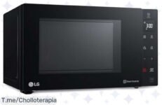 Transforma tus comidas con el microondas LG MH6535GIB, un super chollo con grill y Smart Inverter para cocinar rápido y nutritivo ¡No dejes pasar esta oferta única!