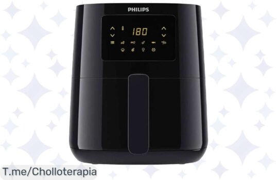 Transforma tus comidas con la freidora de aire Philips Airfryer Serie 3000: ¡cocina saludable y deliciosa con hasta un 90% menos de grasa! Aprovecha este ofertón único antes que se agote