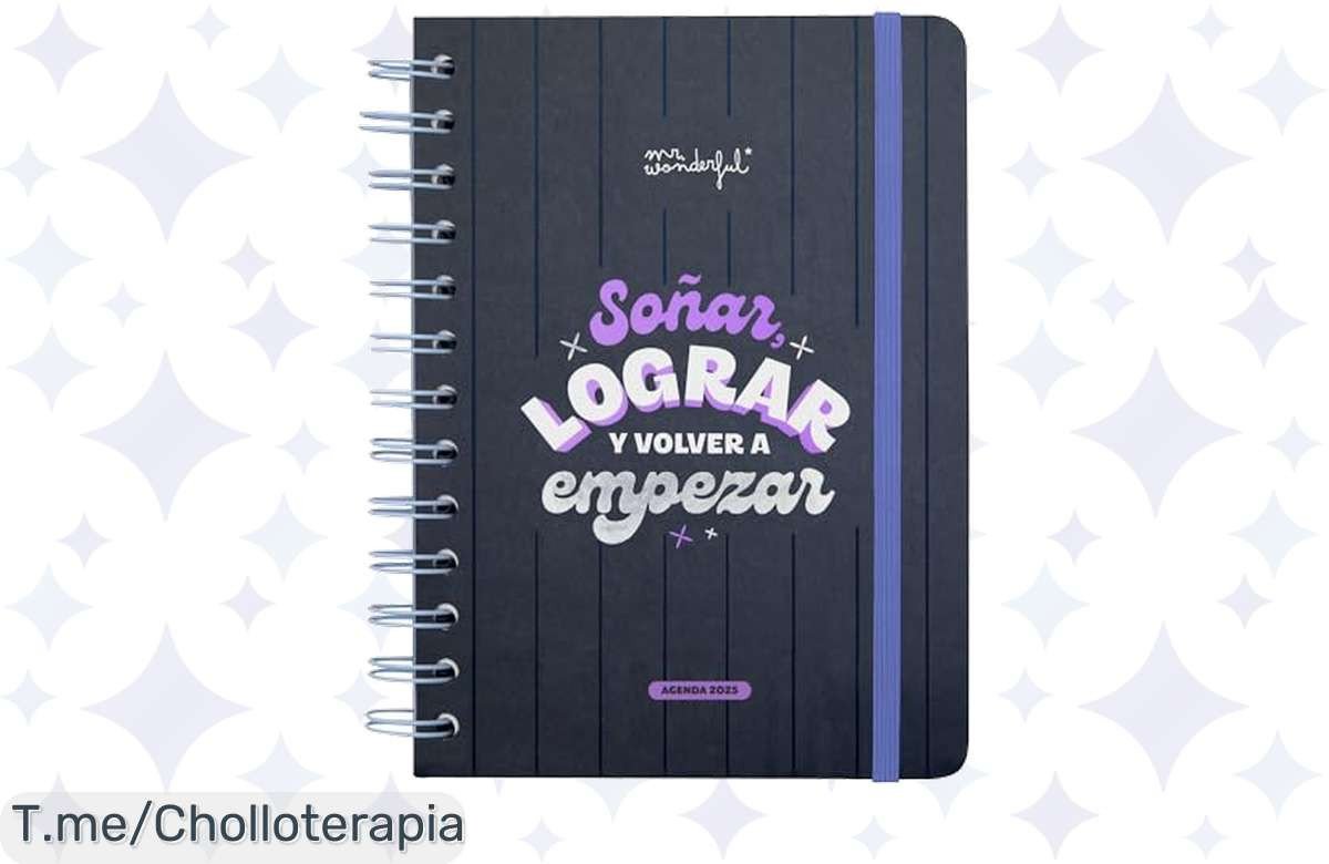 Transforma tus días con la Agenda Wonder 2025, llena de pegatinas divertidas y motivación diaria. ¡No te pierdas este ofertón único antes que se agote!
