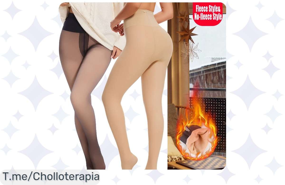 Transforma tus inviernos con nuestras pantimedias térmicas de lana, suaves y moldeadoras. Aprovecha este ofertón único antes que se agoten ¡Compra ya!