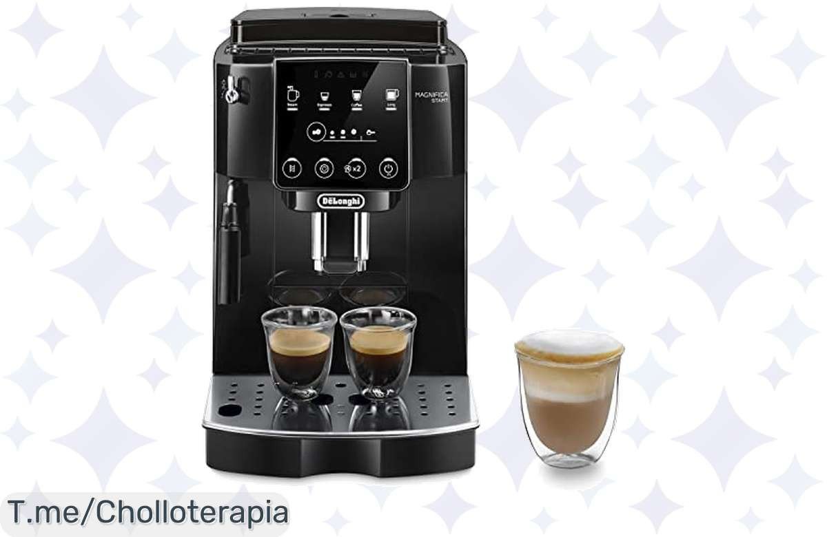 Transforma tus mañanas con la cafetera De’Longhi Magnifica Start, café recién molido y cremoso en casa. ¡Aprovecha este super chollo antes de que se agote!