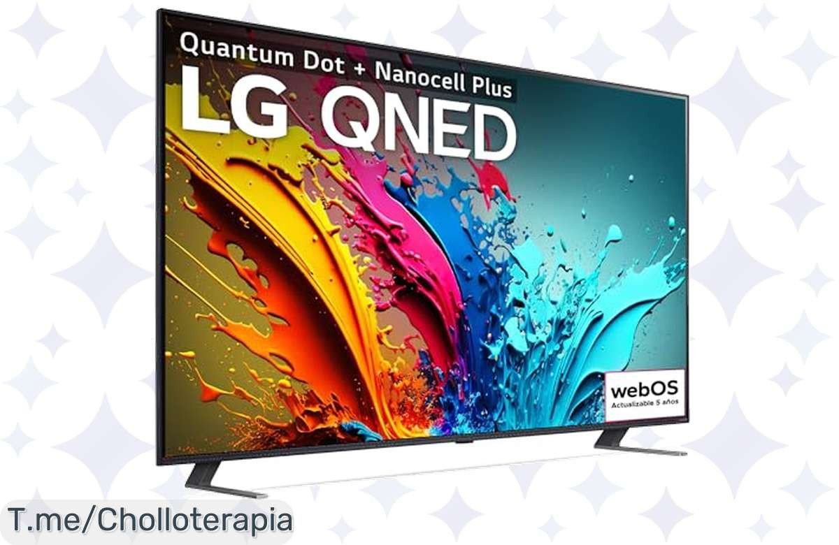 Transforma tus noches en cine con la LG 75QNED85T6C, imagen 4K y sonido envolvente que te dejarán sin aliento. ¡No dejes pasar este super chollo limitado!