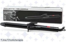 Transforma tus rizos en un espectáculo con la Tenacilla Karl Lagerfeld, calentamiento ultra rápido en 60 segundos y ondas suaves sin esfuerzo ¡Aprovecha este ofertón limitado!