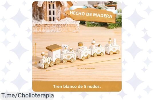 Transfórmate en el héroe de la Navidad con nuestro Tren Feliz Navidad 2024, un super chollo que iluminará tus fiestas ¡Aprovecha esta oferta única antes de que se agote!