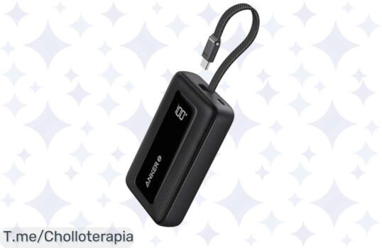 Viaja sin preocupaciones con el Anker Zolo Power Bank de 20,000 mAh y carga rápida; ¡ofertón único! Carga tu iPhone hasta 4 veces Aprovecha este precio loco antes que se agote
