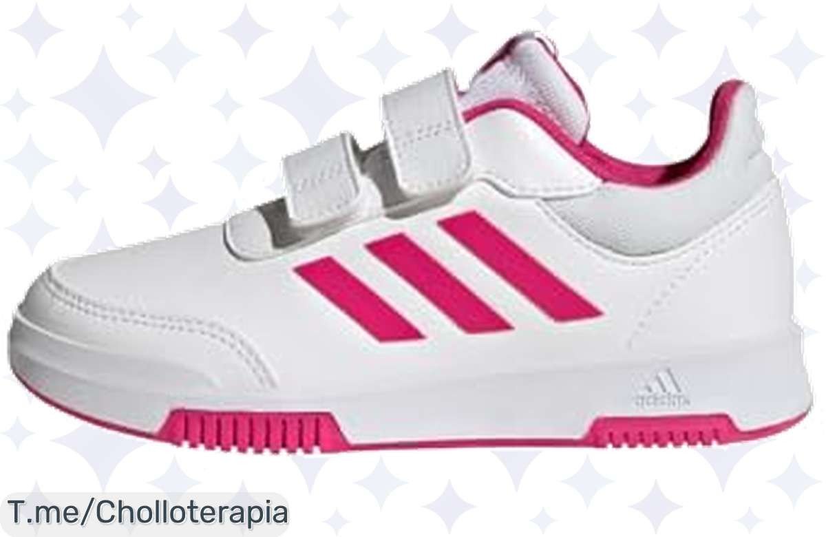 Zapatillas adidas Tensaur Hook And Loop a precio loco: cierre fácil y suela sin marcas para que tus peques disfruten. Aprovecha este super chollo antes de que se agote.