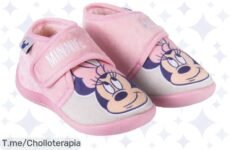 Zapatillas de Casa Minnie Mouse Rosa para Niña: El chollazo que hará feliz a tu pequeña con un diseño adorable y comodidad única, ¡no te quedes sin ellas antes de que se agoten!