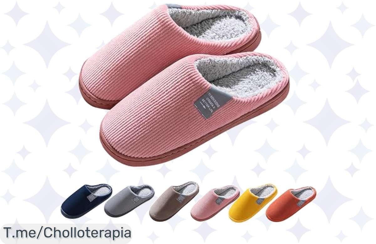 Zapatillas de Casa para Hombre y Mujer: ¡Super Chollo! Comodidad y Calidez Inigualables en Invierno, Precio de Ganga. ¡Compra Ya Antes que Se Agoten!