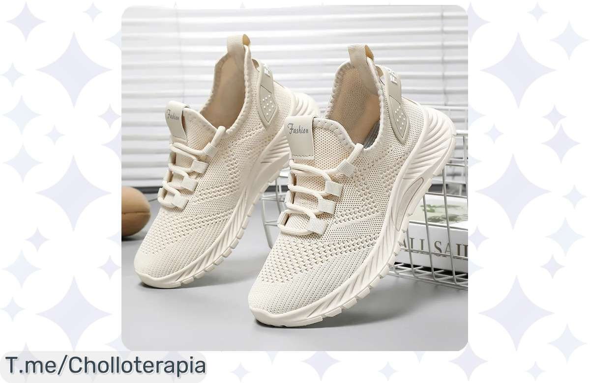 Zapatillas de deporte transpirables para mujer: el super chollo que te hará sentir increíble y lucir genial. ¡Compra ahora antes de que se agoten!
