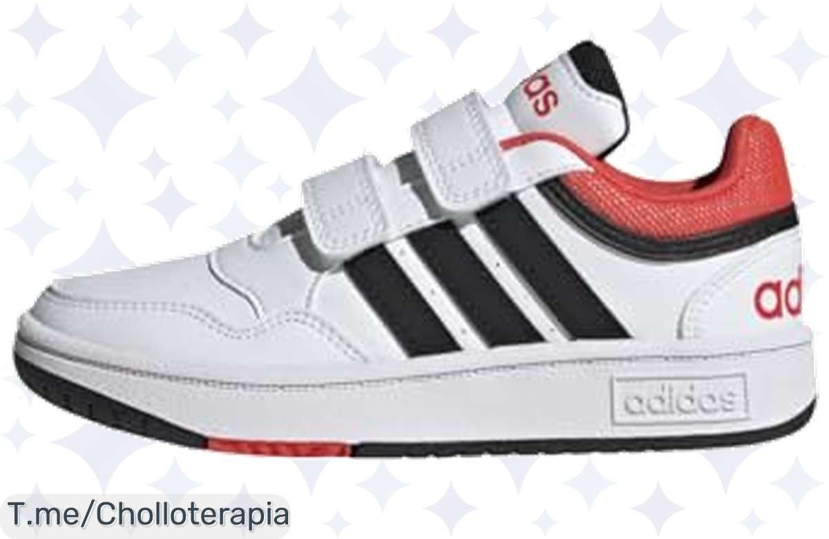 Adidas Hoops Lifestyle: ¡zapatos cómodos con velcro y amortiguación increíble! No dejes pasar este ofertón limitado, compra ahora y dale a tus pies la jugada que merecen.