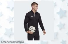 Adidas Sudadera Deportiva a un precio loco: diseña tu estilo en azul, rojo y negro mientras entrenas ¡Aprovecha este super chollo antes que se acabe!