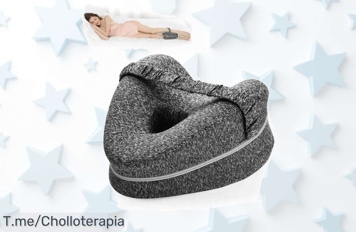 Almohada de pierna que alivia tu dolor de espalda: super chollo para descansar como nunca, ¡aprovéchala antes de que se acabe! Actúa ya y transforma tus noches.