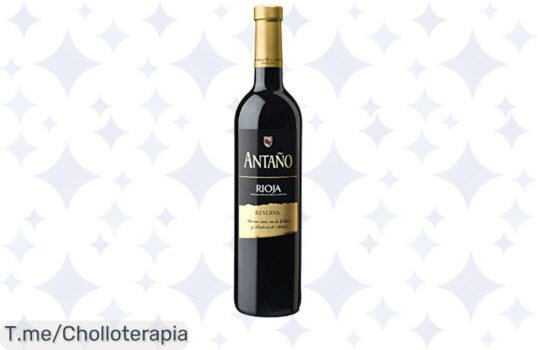 Antaño Reserva: El vino tinto de Rioja que enamora con su sabor a vainilla y frutas maduras, ¡aprovecha este super chollo antes de que se agote!