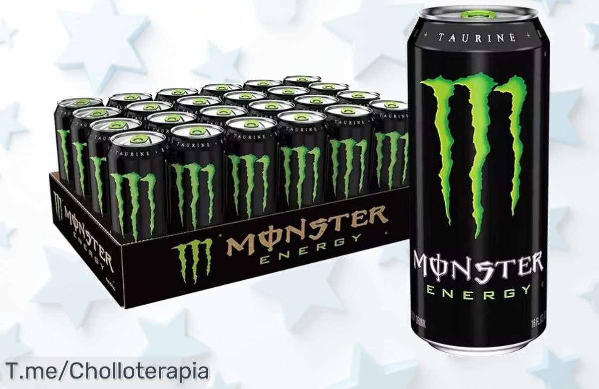 Aprovecha el ofertón de Monster Energy: packs de 24 latas sin azúcar, energía para cualquier momento. Stock limitado, ¡no te quedes sin tus favoritos y compra ya!
