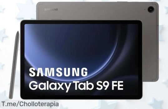 Aprovecha el super chollo de la Samsung Galaxy Tab S9 FE con bolígrafo incluido, su potente batería y diseño resistente: ¡compra ahora antes que se acabe esta oferta única!