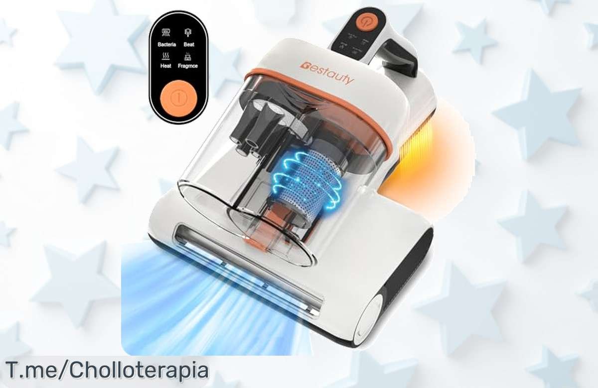 Aprovecha el super chollo del Bestauty Aspirador y elimina alérgenos de tu colchón con luz UVC; limpieza profunda a un precio loco, ¡compra ya antes de que se acabe!